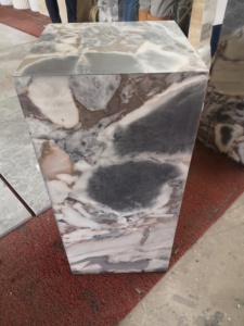 SH STONE Salon Meubles En Pierre Pierre Naturelle Marbre Canapé-Lit Table <span class=keywords><strong>D</strong></span>'appoint Galaxy Bleu Océan Tempête Marbre Plinthe - Product Image 6