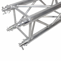 Structure de scène en treillis à boulons en alliage d'aluminium pour éclairage 400x400x1500mm G44 Noir/Argent