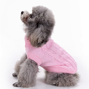 Fabricación profesional OEM pequeños suéteres de perro de Cachemira lisa de punto para <span class=keywords><strong>mascotas</strong></span> para tienda de <span class=keywords><strong>mascotas</strong></span> - Product Image 5