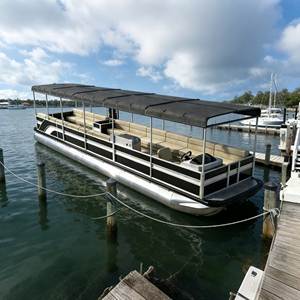 Grand bateau ponton pour les excursions en groupe, les croisières festives et les loisirs côtiers - Product Image 1