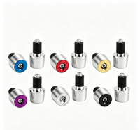 Embouts de guidon de moto CNC bicolores, embouts de barre anti-choc avec poignées antidérapantes, accessoires modifiés pour scooter
