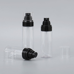 Nhà máy trực tiếp OEM tùy biến có sẵn cho phong cách mới 60ml/80ml/100ml/120ml/150ml Pet <span class=keywords><strong>Spray</strong></span> chai mỹ phẩm chai nhựa - Product Image 1