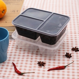 Lò vi sóng an toàn sinh thái thân thiện với lò vi sóng an toàn thực phẩm lưu trữ với nắp nhựa dùng một lần thực phẩm container Bento bữa ăn trưa Box với nắp - Product Image 3