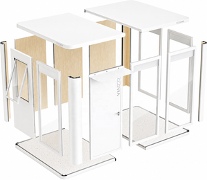 Cocovia - Villa Prefabricada <span class=keywords><strong>de</strong></span> Aluminio, <span class=keywords><strong>Diseño</strong></span> Modular para Residencias Costeras, Resorts, Cabañas <span class=keywords><strong>de</strong></span> Vacaciones, Cabaña Modular para Resorts - Product Image 2