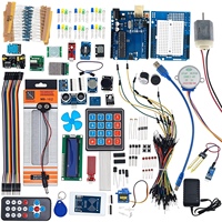 Kit robotique complet Dongheng Electronics, kit d'apprentissage pour débutants pour Arduino Uno R3, plateau de prototypage MB120, kit de projet éducatif