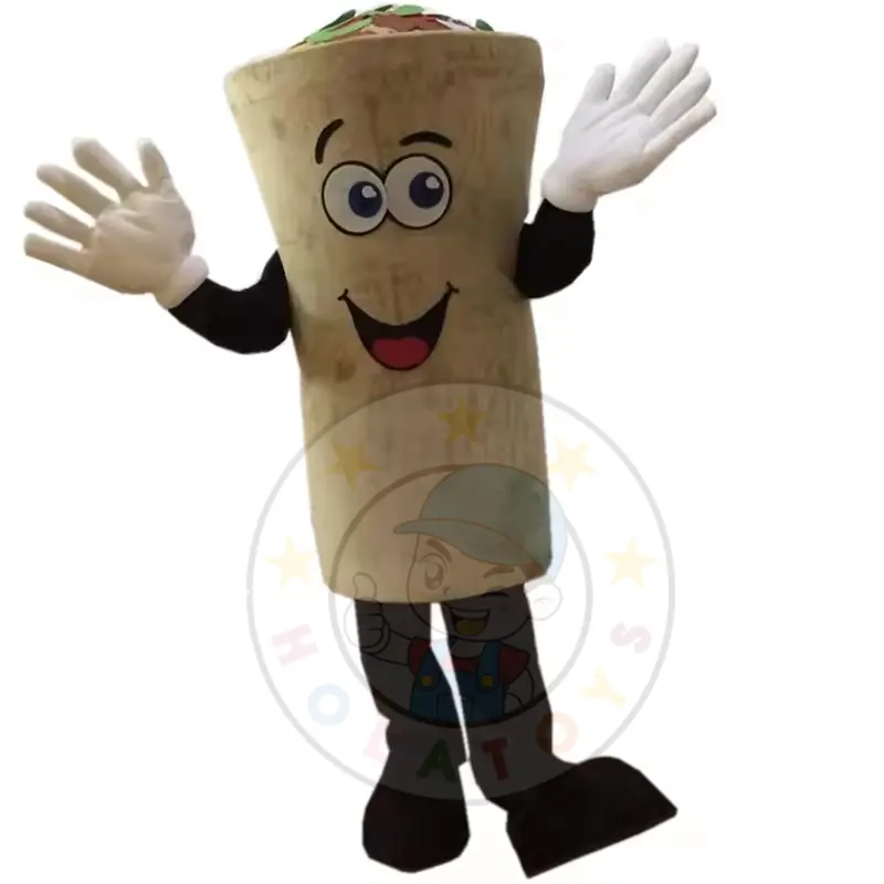 HOLA การแข่งขันเย็น burrito mascot เครื่องแต่งกาย/อาหาร mascot เครื่องแต่งกายราคา