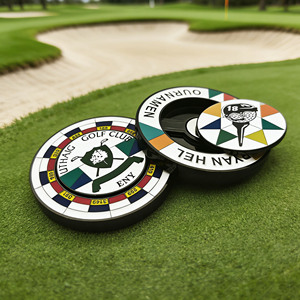Marqueur de <span class=keywords><strong>club</strong></span> de <span class=keywords><strong>golf</strong></span> personnalisé de haute qualité, design parfait, nouveau style, best-seller, diamètre 4 cm, jeton de poker - Product Image 6
