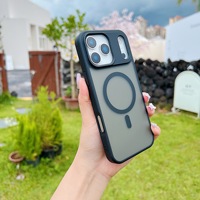Coque de téléphone antichoc TPU PC Skin Feel Grand trou aimant fort pour Iphone 17 Pro 17 Air