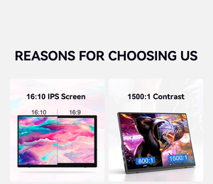 Haute qualité 1920*1080 Full HD 14 pouces écran tactile moniteur Portable épaisseur en aluminium Interface USB moniteur Portable - Product Image 3