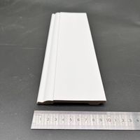 Plinthe en polystyrène PS en matériau recyclé, moulure décorative pour sol et mur, pour une décoration intérieure abordable