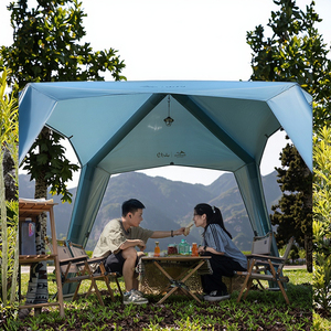 Shan <span class=keywords><strong>Yuo</strong></span> 2025 Nueva Tienda de Campaña Inflable con Techo de Bambú, Toldo para Exteriores, Protección Solar, Gazebo, Equipo de Campamento Gratuito - Product Image 3
