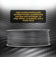 Filament d'imprimante 3D PETG 1,75 mm 1 kg, impression lisse sans enroulement, renforcé de fibres de carbone à 10 %, modèle PETG-CF10 pour applications structurelles