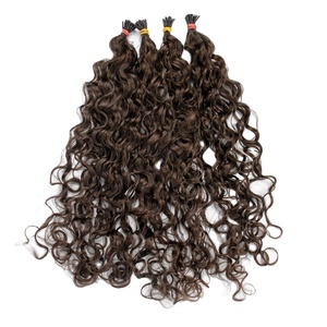Nuovo Arrivo: <span class=keywords><strong>Extension</strong></span> per <span class=keywords><strong>Capelli</strong></span> I-Tip Remy 100% Umani Vergini Cambogiani, Ondulati Profondi e Ricci, <span class=keywords><strong>Extension</strong></span> con <span class=keywords><strong>Cheratina</strong></span> all'Ingrosso - Product Image 1