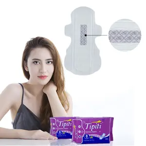 Women pads sanitary napkin wholesale disposable cheap anion hot air non woven disposable oem customized white adora cotton super absorbent