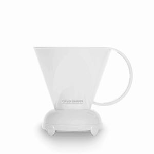 Cafetera de goteo profesional de 500 ml, de plástico blanco sólido, trapezoidal, la más popular para competiciones de barista, de origen único. - Product Image 1
