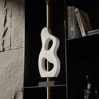 Sculpture d'art en bois de style nordique européen, artisanale, décoration de table, d'armoire, d'intérieur, articles de décoration pour la maison