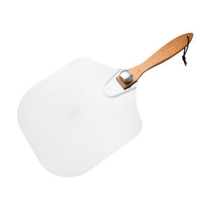 Juego de 3 Uds de <span class=keywords><strong>Pizza</strong></span>, espátula de cocina de alta calidad, cortador de masa, pala plegable para pelar <span class=keywords><strong>Pizza</strong></span> con mango de madera para herramientas para hornear, logotipo personalizado - Product Image 5