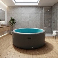 Piscine gonflable de jardin avec marches antidérapantes pour piscines hors sol et piscine gonflable familiale d'extérieur avec canapé