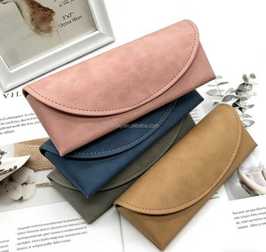 תיק משקפי ראייה אופנתי חדש לשנת 2026, נרתיק משקפיים הניתן להתאמה אישית, לוגו פרטי בהתאמה אישית, נרתיק משקפי שמש רך מעור PU - Product Image 6