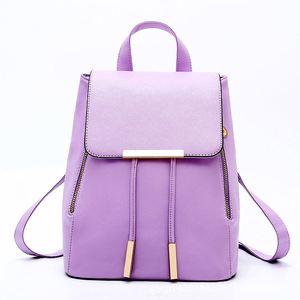 Mochila de Mujer de Cuero PU, Mochilas Femeninas, Bolsa Escolar para Adolescentes M0108 - Product Image 1