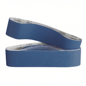Bandas Abrasivas Fervi P100, Banda de Lijado Azul para Pulir Metal y Madera - Product Image 2
