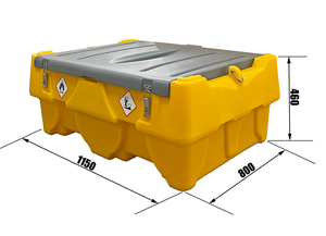 Réservoir de carburant portable électrique <span class=keywords><strong>200L</strong></span> DC12V avec pompe, tuyau et buse à carburant - Product Image 3