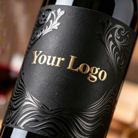 Etiquetas de Cerveza Personalizadas Premium con Lámina Dorada UV, Papel Texturizado, Adhesivos Autoadhesivos para Cerveza Artesanal y Embalaje de Botellas de Bebidas