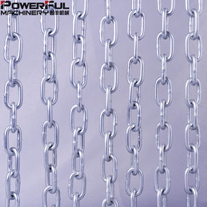 Cadena de Acero Galvanizado en Caliente de Alta Resistencia, Grado 43, 20Mn2, Aleación de Zinc Marina, Soldada, con Acabado Liso, Chapada en Hierro, 1/4-1/2 Pulgadas - Product Image 3