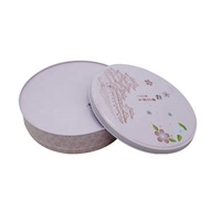 Boîte en métal écologique ronde pour thé, biscuits, chocolat, bonbons, boîte cadeau personnalisée en métal, emballage en métal
