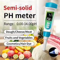 PH mètre alimentaire pâte viande lait végétal Sauces aux fruits testeur de PH semi-solide acidimètre