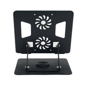Nuevo Soporte para Portátil WORK EZ 2025, Ajustable, Giratorio 360 Grados, de Aleación de Aluminio, con Ventiladores Dobles, Plegable, para PC y Tablet - Product Image 5