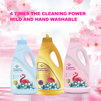 Échantillon gratuit bouteille personnalisée 3l nettoyage en profondeur protection des couleurs parfum durable détergent à lessive liquide pour lavage à la main en machine