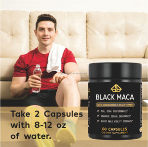 OEM Original Black Maca Ashwagandha, Potenciador Masculino, Aumenta la Vitalidad y la Energía de Forma Sostenida, Suplemento Herbal Dietético, 60 Cápsulas, COA - Product Image 4