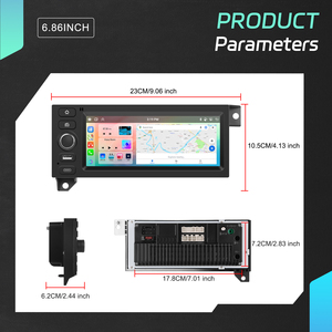 วิทยุติดรถยนต์ Podofo ขนาด 6.86 นิ้ว ระบบ Android 4+64G รองรับ Wireless Carplay สำ<span class=keywords><strong>ห</strong></span>รับรถ Jeep/Chrysler/Dodge พร้อม WIFI GPS <span class=keywords><strong>ห</strong></span>น้าจอ IPS สำ<span class=keywords><strong>ห</strong></span>รับรถยนต์ OEM - Product Image 5