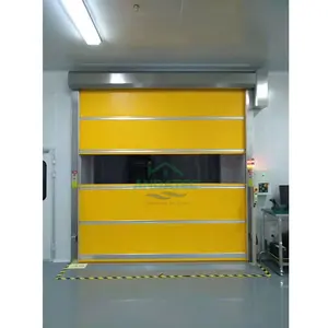 Main Gate Design Fast Rolling Shutter Plastic Industrial High Speed PVC Door