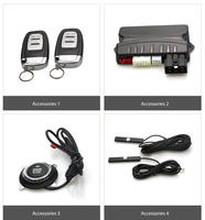 NTO Wireless Gps Gsm Pke Keyless Entry Push Start Stop Engine Smart Gps Tracker Système d'alarme de voiture avec démarreur à distance
