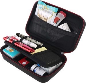 Sac <span class=keywords><strong>de</strong></span> protection pour stylos à insuline, boîte d'organisation pour soins diabétiques, sac <span class=keywords><strong>de</strong></span> transport <span class=keywords><strong>de</strong></span> voyage avec sangle <span class=keywords><strong>de</strong></span> transport pour lecteurs <span class=keywords><strong>de</strong></span> glycémie, médicaments - Product Image 2