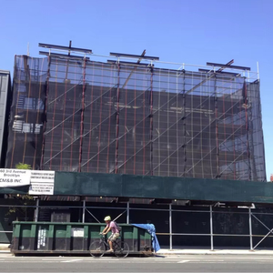 HDPE 1/4 ''1/8'' giàn giáo Đen an toàn mảnh vỡ Lưới cho xây dựng - Product Image 1