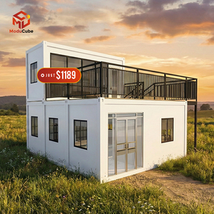Moducube 20ft Two Story Z Type Container House Casas prefabricadas Sudáfrica Contenedor de oficina plegable <span class=keywords><strong>Casa</strong></span> portátil - Product Image 1