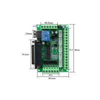 Carte d'interface CNC Mach3 6 axes HLTNC avec port parallèle DB25 et câble USB & LPT pour routeur CNC et gravure
