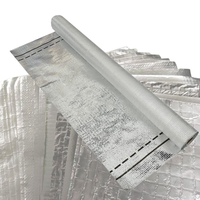 Membrane de barrière à la vapeur en feuille de PE métallisée Kingway, membrane thermo-réfléchissante en feuille d'aluminium