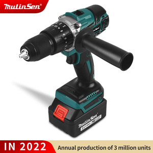 Perceuse <span class=keywords><strong>sans</strong></span> <span class=keywords><strong>fil</strong></span> MulinSen 21V <span class=keywords><strong>sans</strong></span> balais, tournevis électrique à couple élevé 65 Nm, outil électrique 25 vitesses avec mandrin 10 mm et lumière LED - Product Image 4