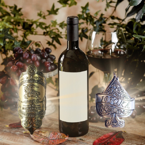 Etiqueta Metálica Autoadhesiva con Logotipo en Relieve para Botellas de Vidrio de Vodka, Ginebra, Tequila y Licores, Latas de Estaño y Aluminio Fundido - Product Image 4