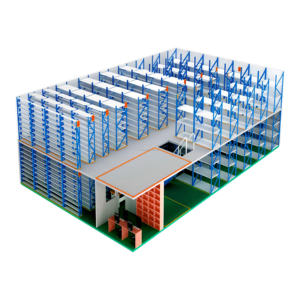 אספקה ישירה מהמפעל, המחיר הטוב ביותר, מדפי אחסון תעשייתיים רב-שכבתיים, מדפי גלריה כבדים, מדפי אחסון למחסן - Product Image 1
