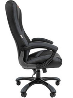 Chaise de rédaction personnalisée gratuite de Russie bras rembourrés doux bureau couture genou robuste dormir PU Silla Gerencial noir chaises de bureau