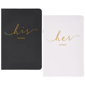 Material de cubierta gruesa de estudio, Juego de 2 papeles de Arte de 300gsm para bodas, libros de votos para él y para ella, cuaderno de votos personalizado - Product Image 2