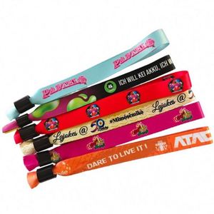 Fabricant d'usine avec 19 ans d'expérience, conception personnalisée gratuite, bracelet tissé personnalisé pour événements, fournitures de fête - Product Image 3