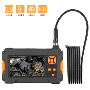 Industrial Endoscope 8mm 1080P 4.3 Inch IPS Display Dual Camera For Automotive Engine Pipeline Inspection - Product Image 3