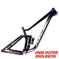 Cadre de VTT en alliage d'aluminium Softail 29'' 27.5'' pour descente DH, trail AM, pneu 3.0, axe traversant avec frein à disque 148MM