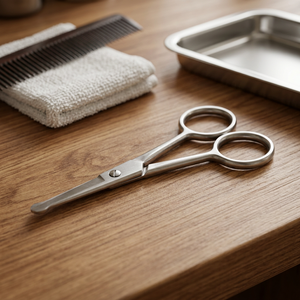 Baby <b>Nail</b> <b>Scissors</b> with Rounded Probe - Product Image 2